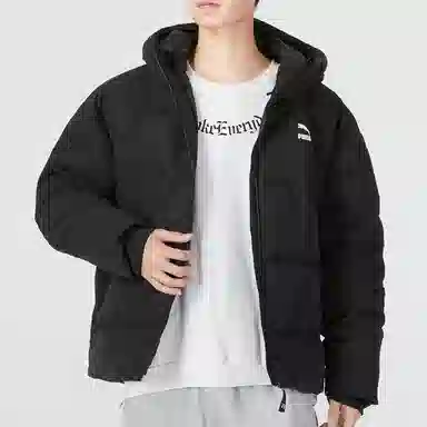 PUMA Winterized Hooded Down Puffer Black