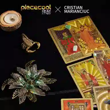 拼酷 千愿鹤星座系列 天蝎座 金属 拼装积木 