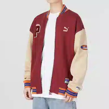 PUMA Team Badge Bomber Jacket Dk
