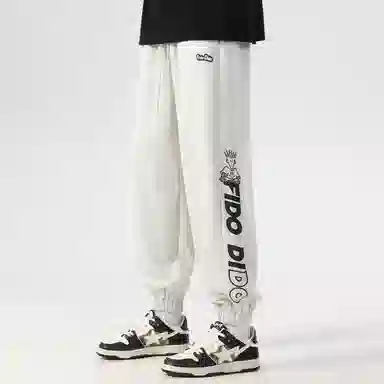 FIDO DIDO Striped Logo Joggers
