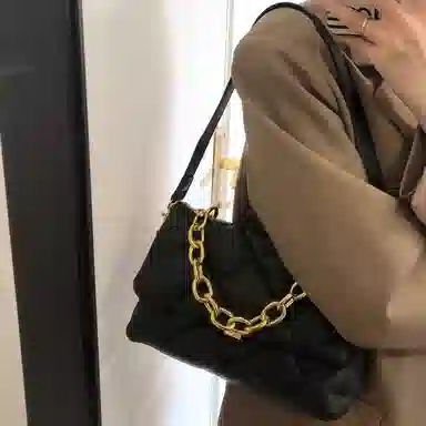 Jane Klain Quilted Chain Bag