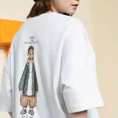 nautica white sail x MR.POPBOY SS23 Logo T
