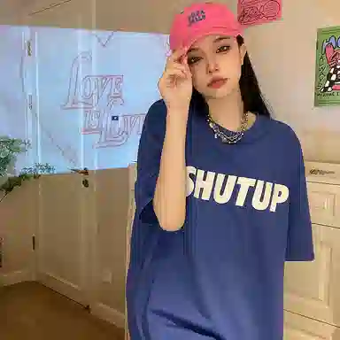 404MOB GANG Loose Fit Printed T-Shirt