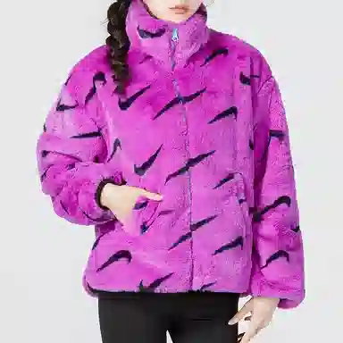 Nike W Nswfx Fur Aop Jkt Logo