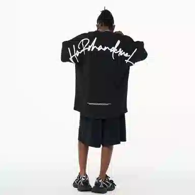 HARSH AND CRUEL Logo Handwritten Loose T-Shirt