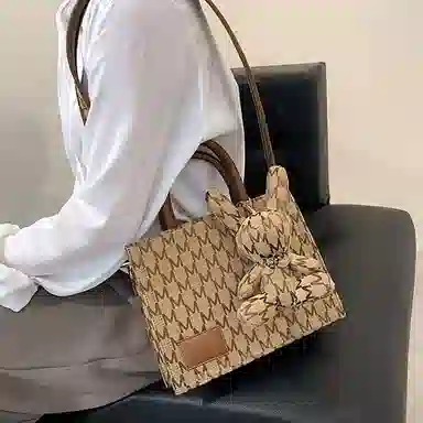 JANE KLAIN Classic Rabbit Tote Bag