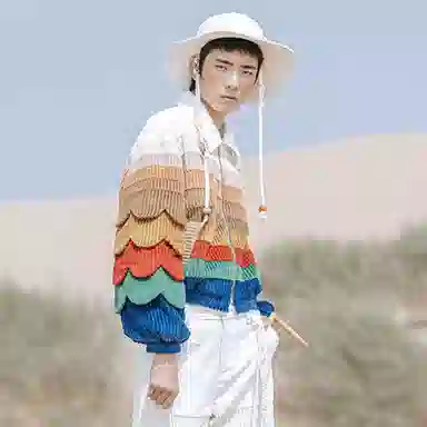 VALLEYOUTH Rainbow Corduroy Jacket