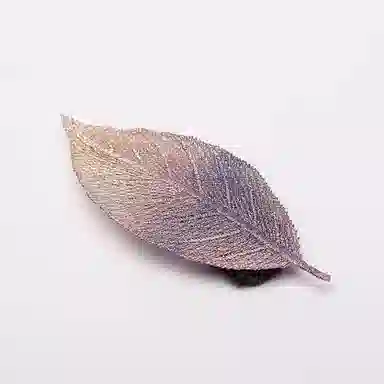 CHIMERA Embroidered Leaf Hair Clip