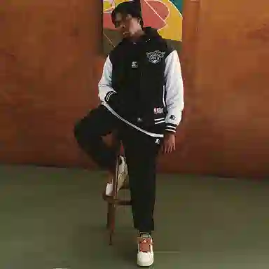 STARTER x NBA Suns Jacket Black