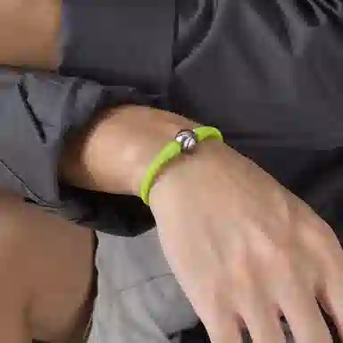 恋朵 户外可拆卸篮球足球棒球设计感 钛钢 手环 男女同款情侣款