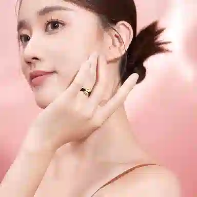 周六福 珠宝黄金红绳手饰小铜钱指环定价小众设计 足金 按克计价 戒指 女款