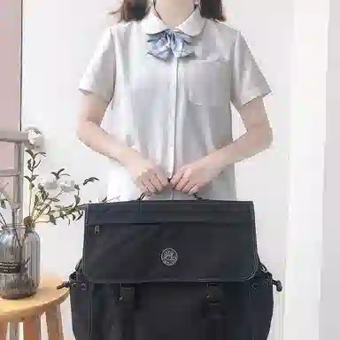 东鲸岁时记 兰柯一梦单排扣翻领短袖衬衫 女款