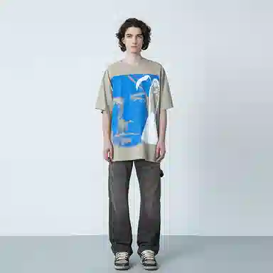 XINYINSU Vintage Khaki Jeans