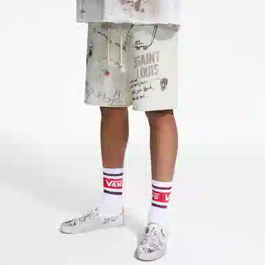 SSSAINT LOUIS Crimson Bones Loveshorts