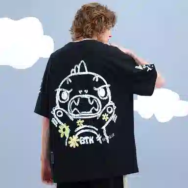 BTK Crayon Flower Monster Tee