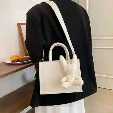 JANE KLAIN Classic Rabbit Tote Bag