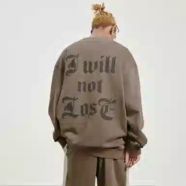 ROCAWEAR FW22 Colorblock Letter Print Crewneck Sweatshirt