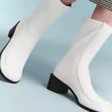 Charles & Keith High Boots Black