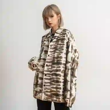 XINYINSU Ink Print Jacket