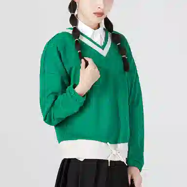 Puma Women Fashion V neck Sweatshirt