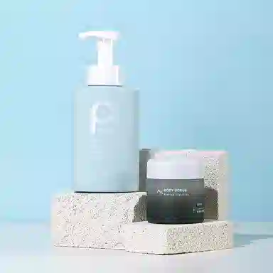 柏缇 洁面慕斯氨基酸控油洗面奶+磨砂膏身体套装 去鸡皮黑头角质专属