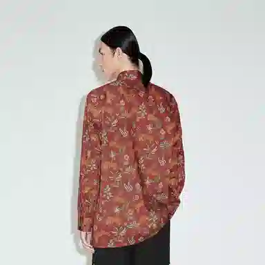 速写 城市实验室 满印嘻哈艺术长袖情侣衬衫 男女同款