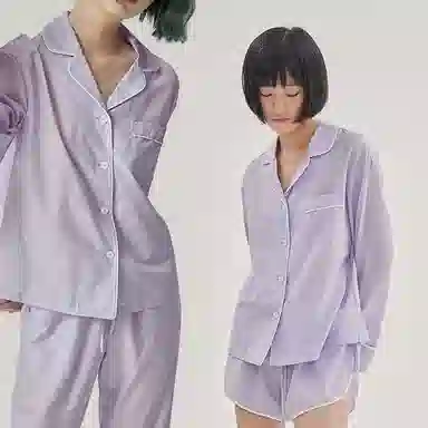 桑罗 新款秋冬桑蚕丝丝棉睡衣三件套装外穿家居服 宅家家居服 美拉德风格家居服睡衣