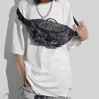 MASTER CANVAS Fringe Crossbody Bag