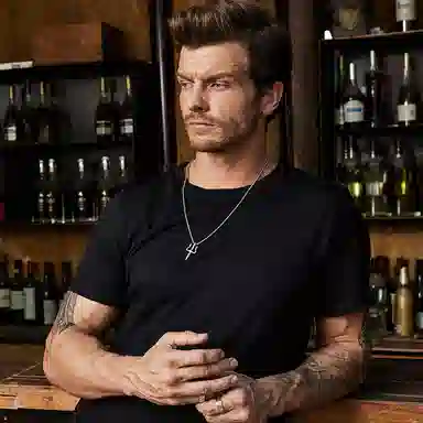 IDEAGEMER Trident Necklace 925 Silver