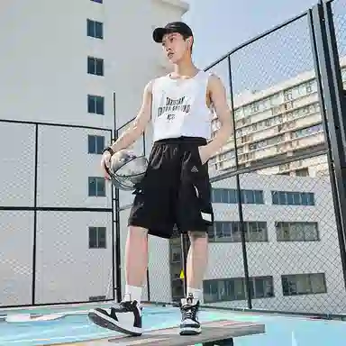 匹克 篮球文化系列 透气无袖篮球背心 男款 大白