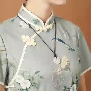 梦金园 平安扣吊坠 经典圆环玉髓挂坠 招财如意呈祥玉坠子 男女同款 礼物礼盒