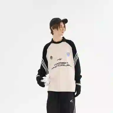 HARSH AND CRUEL SS23 Casual Jersey Polo Shirt