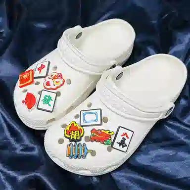 US8ACC Mahjong Red Envelope Shoe Charm