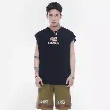 ED HARDY X Tiger Rhinestone Tank Top