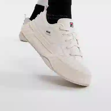 FILA Low Canvas Sneakers White