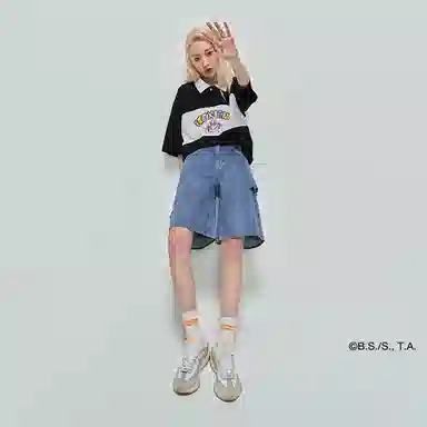 Lee Xline x Z SS23 logoPolo