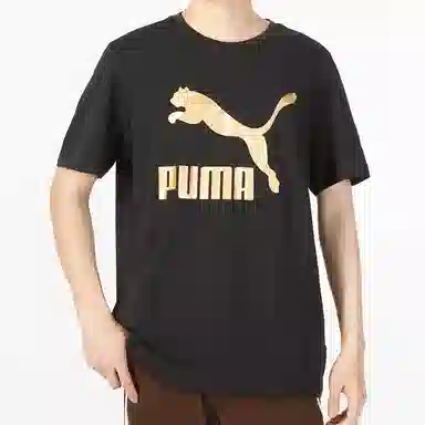 PUMA Classics Metallic Logo Tee