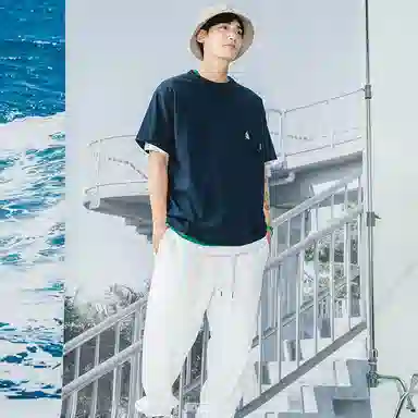 nautica white sail logoT