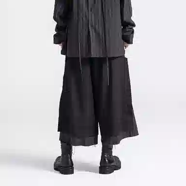 Huànxiàngzhě Samurai Pants Black