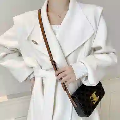 奢护匠心坊 凯旋门 延长皮肩带可调节改造腋下加长配件 超纤 豆腐包包包带 女款 棕色/黑色