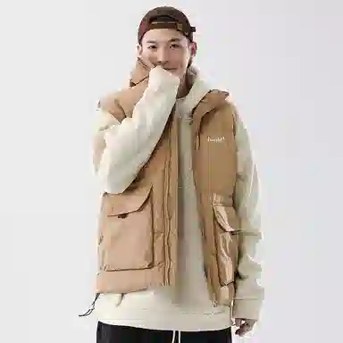 LOMBT Logo Embroidered Workwear Vest Black