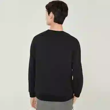 探路者 纯色圆领套头休闲长袖卫衣 男女同款