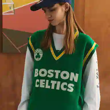 STARTER x NBA Celtics V-Neck Vest