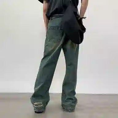 ROARINGWILD ARCH Vintage Yellow Jeans