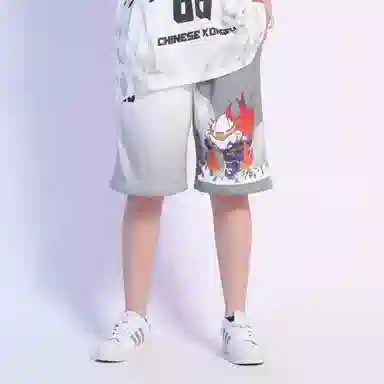 FireMonkey Gradient Flame Mesh Shorts