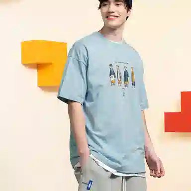 nautica white sail x POPBOY SS23 Logo T