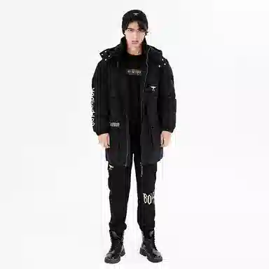 Boy London FW22 Black Hooded Down Jacket