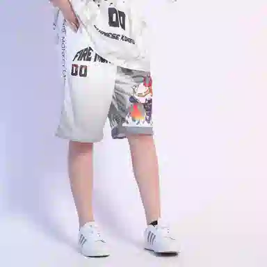 FireMonkey Gradient Flame Mesh Shorts