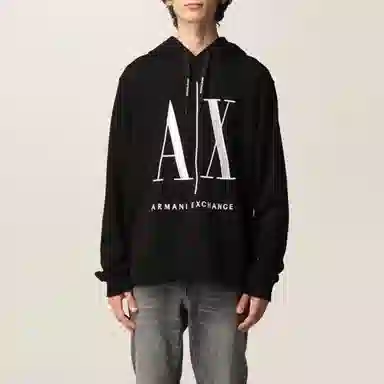 Armani Exchange Hoodie Black