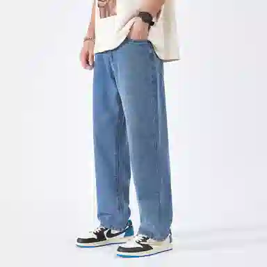 BRNR Basic Washed Loose Jeans